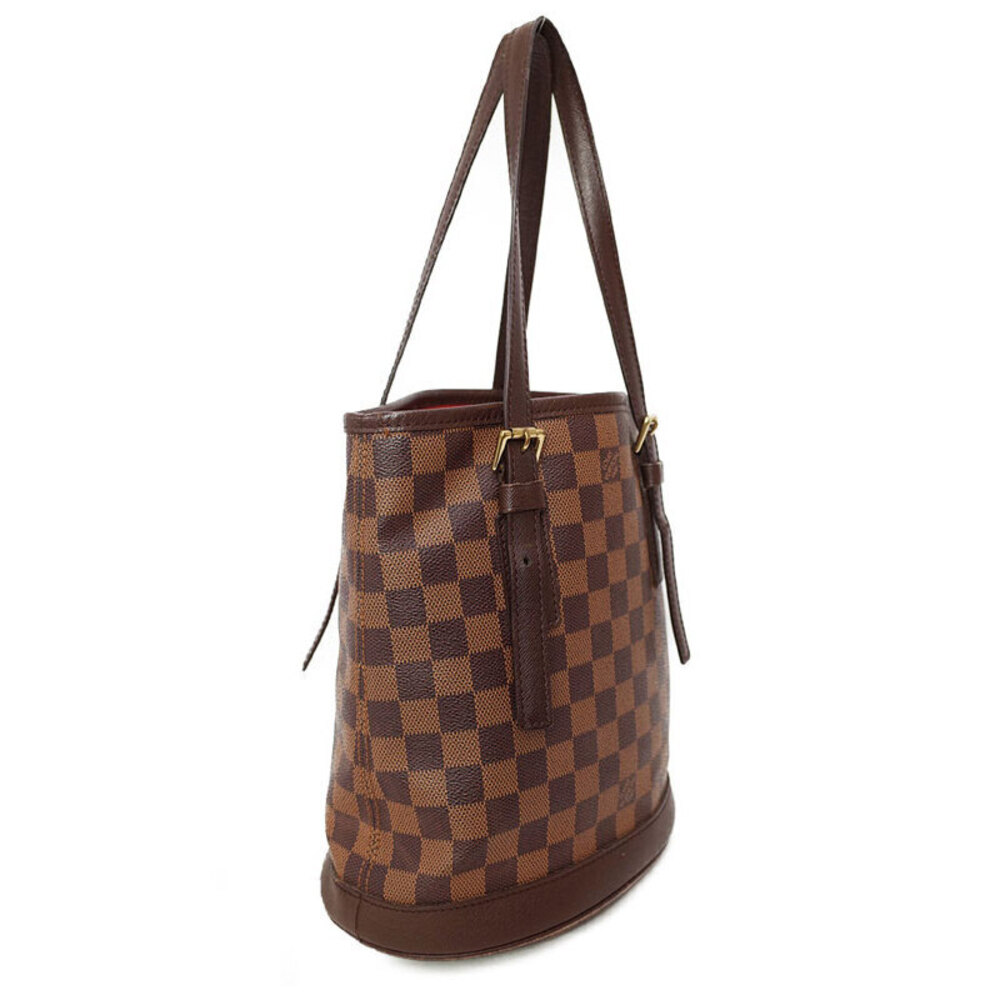 Louis Vuitton Bag Ebene Brown Damier Bucket Marais